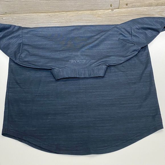 Travis Mathew What A Legend Golf Polo Shirt Men’s M Scoop Hem Gray Performance - Picture 7 of 9